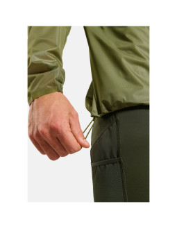 Kurtka męska odlo jacket zeroweight dual dry pk waterproof zielona 2