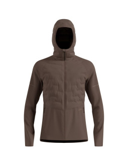 Kurtka przeciwwiatrowa męska odlo zeroweight insulator jacket brązowa 2