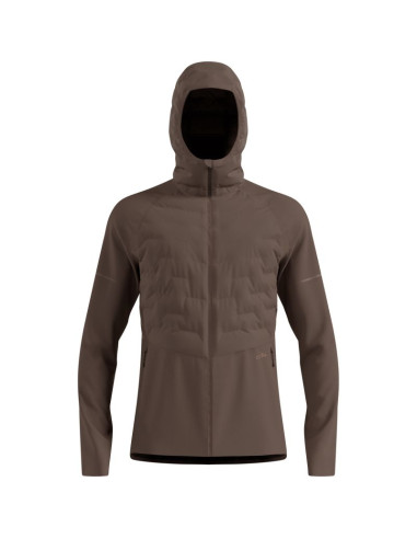 Kurtka przeciwwiatrowa męska odlo zeroweight insulator jacket brązowa