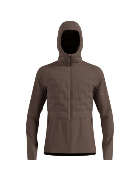 Kurtka przeciwwiatrowa męska odlo zeroweight insulator jacket brązowa