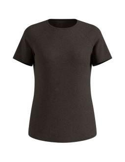 Koszulka z krótkim rękawem damska odlo essential 365 t-shirt crew neck s/s brązowa 2