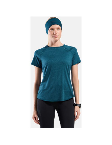 Koszulka z krótkim rękawem damska odlo essential 365 t-shirt crew neck s/s zielona