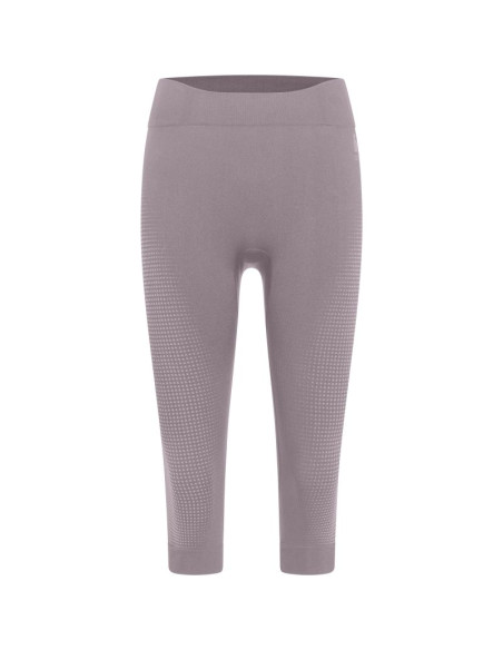 Legginsy termoaktywne 3/4 damskie odlo bl bottom 3/4 performance warm fioletowe