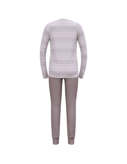 Komplet bielizny termoaktywnej dziecięcy odlo active warm set long fioletowy 2