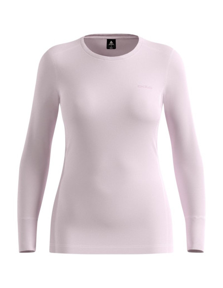 Koszulka termoaktywna z długim rękawem damska odlo merino 260 bl top crew neck l/s różowa