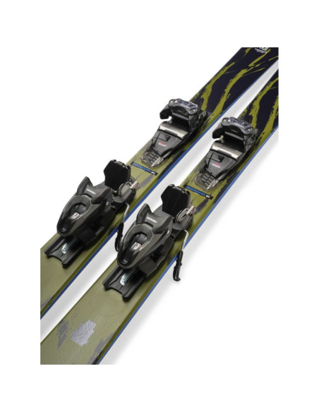 Narty męskie k2 mindbender 90 c -  m3 11 compact quikclik 100mm black - anthracite set