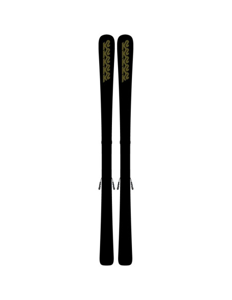 Narty męskie k2 blur 74 - mxc 12 tcx light quikclik black - anthracite set