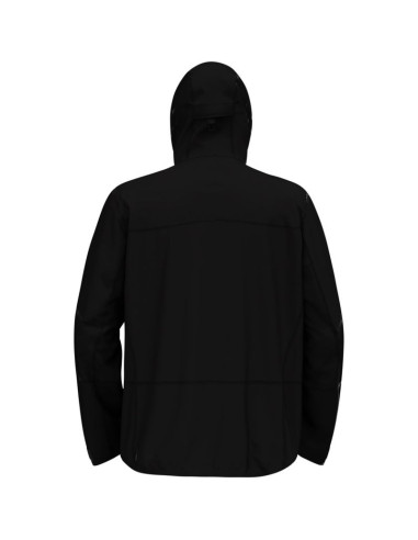 Kurtka przeciwdeszczowa męska odlo x-alp 3l jacket hardshell czarna   m