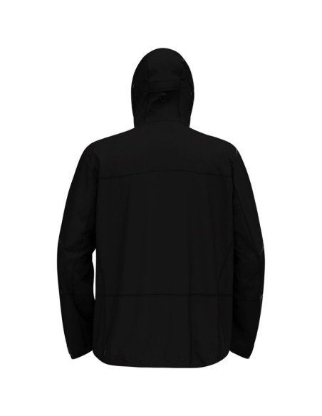 Kurtka przeciwdeszczowa męska odlo x-alp 3l jacket hardshell czarna   m