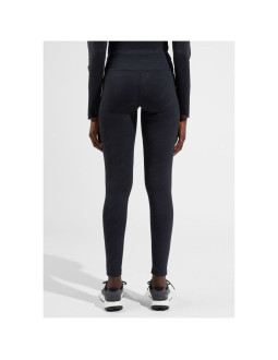 Legginsy damskie odlo tights zeroweight print reflective czarne   m