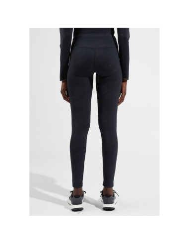 Legginsy damskie odlo tights zeroweight print reflective czarne   m