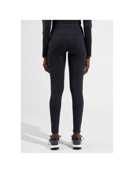 Legginsy damskie odlo tights zeroweight print reflective czarne   m