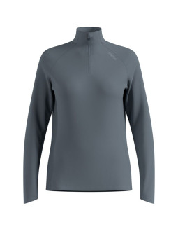 Bluza z półgolfem damska odlo essential ceramiwarm mid layer 1/2 zip szara   m