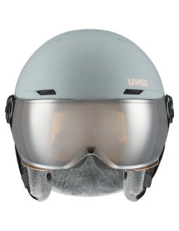Kask narciarski dziecięcy uvex rocket jr. visor