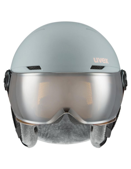 Kask narciarski dziecięcy uvex rocket jr. visor