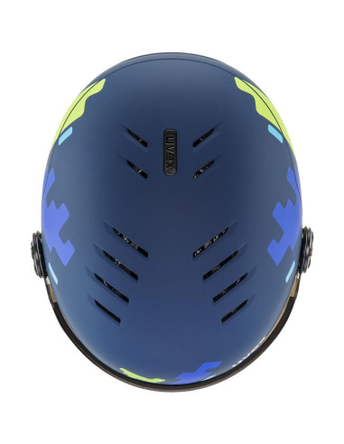 Kask narciarski dziecięcy uvex rocket jr. visor