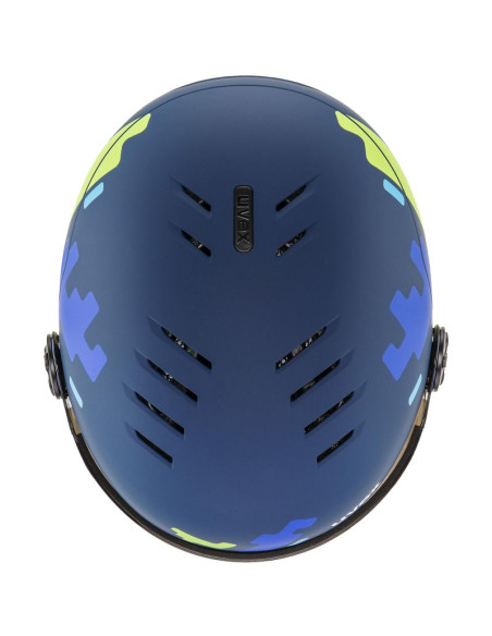 Kask narciarski dziecięcy uvex rocket jr. visor