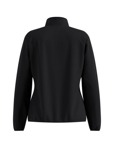 Kurtka do biegania damska odlo essential light jacket - black rozmiar: m