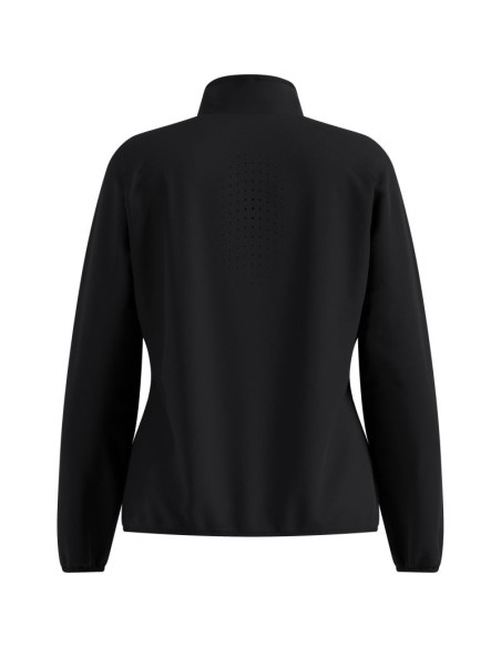 Kurtka do biegania damska odlo essential light jacket - black rozmiar: m