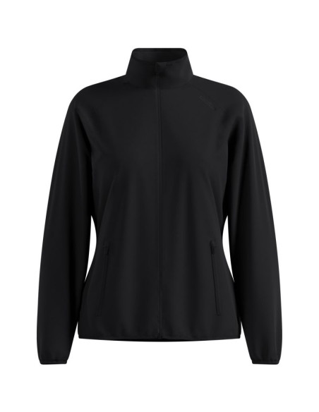 Kurtka do biegania damska odlo essential light jacket - black rozmiar: m
