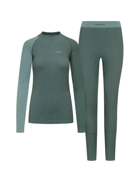 Bielizna damska viking mounti lady set merino zielona