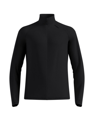 Bluza rozpinana męska odlo essential warm full zip mid layer full zip czarna   m