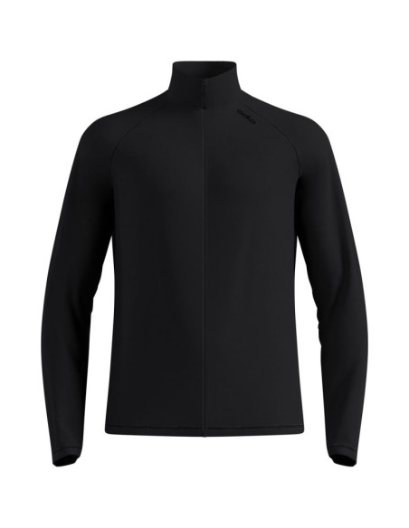 Bluza rozpinana męska odlo essential warm full zip mid layer full zip czarna   m