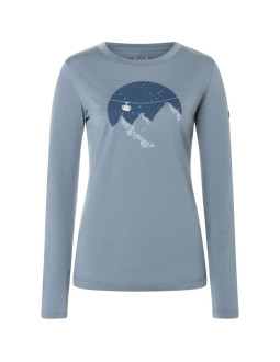 Longsleeve super.natural w gondola ls szary