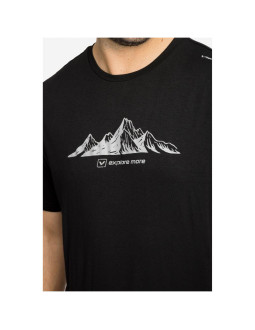 T-shirt męski viking lenta bamboo light man czarny