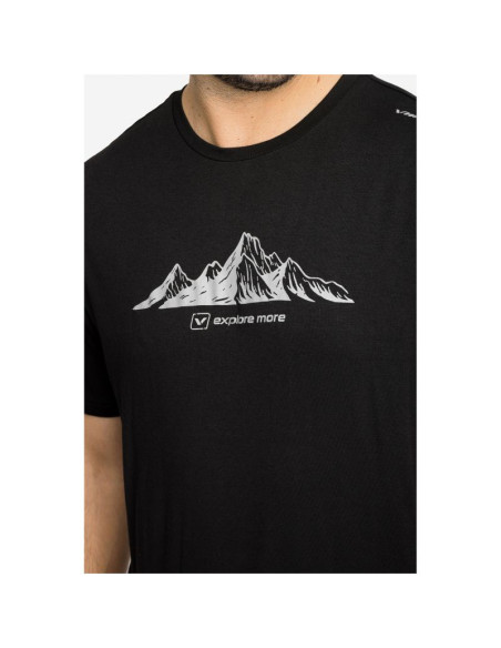 T-shirt męski viking lenta bamboo light man czarny