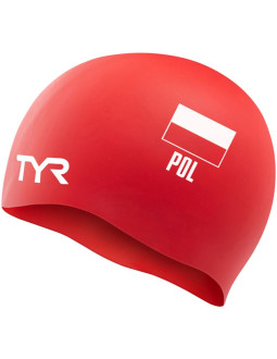 Czepek pływacki tyr pol red