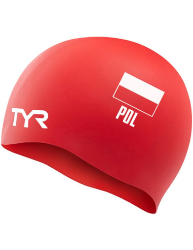 Czepek pływacki tyr pol red