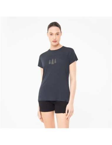 T-shirt damski viking likelo lady bamboo granatowy