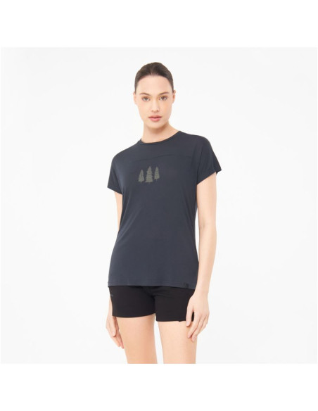 T-shirt damski viking likelo lady bamboo granatowy