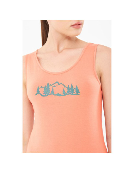 Tanktop damski viking lechee lady bamboo różowy