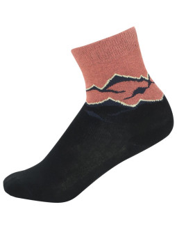 Skarpety damskie viking boosocks mid lady bamboo czarne