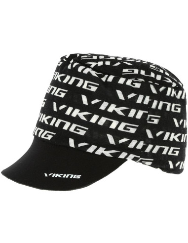 Czapka multifunkcyjna dla dorosłych viking moko czarno biała