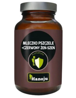 Mleczko Pszczele + Żeń-Szeń 500 Mg (90 Kaps.)