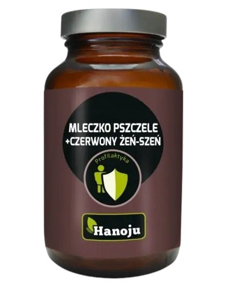 Mleczko Pszczele + Żeń-Szeń 500 Mg (90 Kaps.)