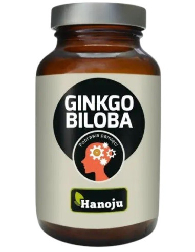 Ginkgo Biloba (Miłorząb Dwuklapowy) Ekstrakt 400 Mg (90 Kaps.)