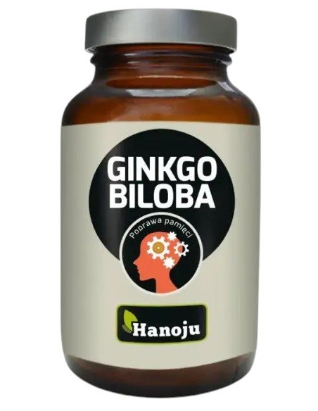 Ginkgo Biloba (Miłorząb Dwuklapowy) Ekstrakt 400 Mg (90 Kaps.)