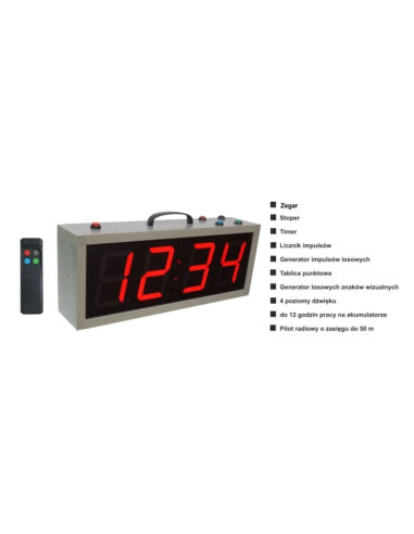 Zegar wielofunkcyjny sport timer - st02