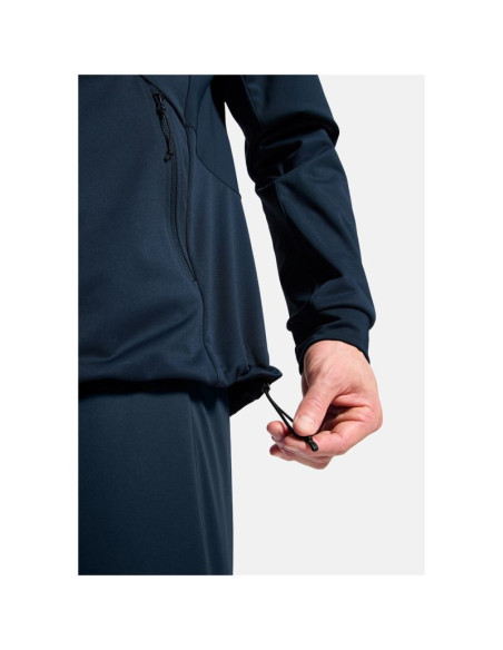 Kurtka odlo zeroweight windproof x warm jacket granatowa   m