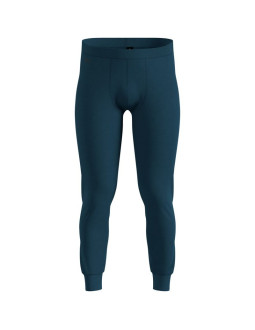 Legginsy termoaktywne męskie odlo merino 200 bl bottom long zielone   m