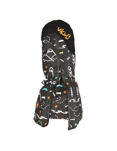 Rękawice zimowe dziecięce  viking snoppy kids membrana aqua thermo tex narciarskie czarne (125/23/2288/09)
