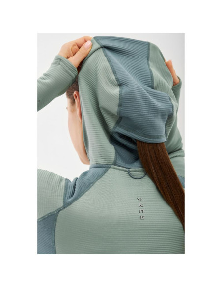 Bluza damska viking birger lady rozpinana z kapturem zielona