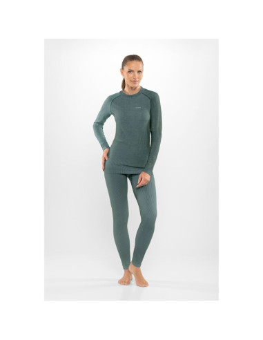 Bielizna damska viking mounti lady set merino zielona
