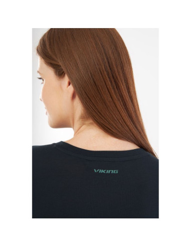 T-shirt damski viking rune lady granatowy