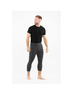 Bielizna męska viking tende man pants 3/4 primaloft cashmere szara 2