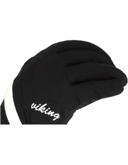 Rękawice narciarskie damskie viking marcena ski lady czarno-białe 2
